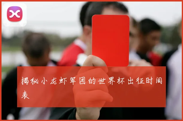揭秘小龙虾军团的世界杯出征时间表