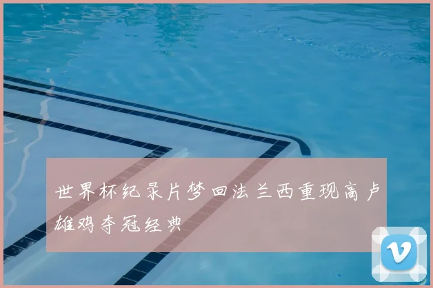 世界杯纪录片梦回法兰西重现高卢雄鸡夺冠经典